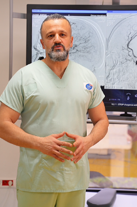Portrait du Dr Savas Fasiadis, radiologue interventionnel